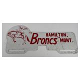 Hamilton Montana High School License Plate Topper