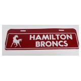 Hamilton Montana High School License Plate Topper