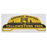 Montana Yellowstone Park License Plate Topper