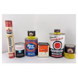 Lot of Oil and Automotive Cans