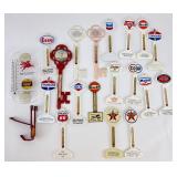 Group of Gas Oil Lollipop Thermometers