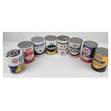 Lot of Oil Cans Texaco Conoco RPM