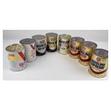 Lot of Oil Cans Texaco Valvoline