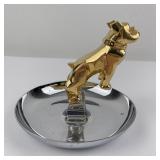Vintage Mack Bulldog Ashtray Hood Ornament