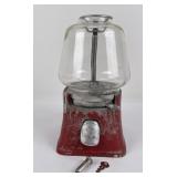 Antique Silver King Gumball Peanut Vending Machine