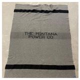 Antique Montana Power Company Pendleton Blanket