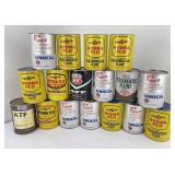 Lot of Oil Cans Pennzoil Texaco Phillips 66