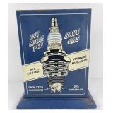 Blue Crown Spark Plugs Display Cabinet