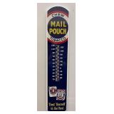 Mail Pouch Tobacco Advertising Thermometer