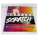 Montana Scratch Card Lottery Sign