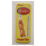 Bireleys Orange Soda Advertising Thermometer