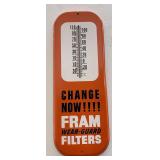 Fram Oil Filters Advertising Thermometer