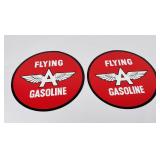 Flying A Gasoline Pump Decal Stickers