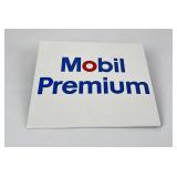 Mobil Premium Porcelain Pump Plate Sign