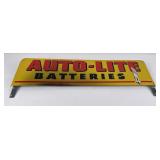 Auto Lite Batteries Advertising Rack Display Sign