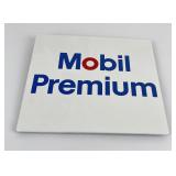 Mobil Premium Porcelain Pump Plate Sign