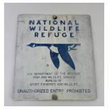 National Wildlife Refuge Sign Montana