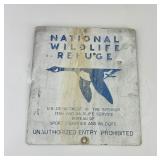 National Wildlife Refuge Sign Montana