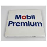 Mobil Premium Porcelain Pump Plate Sign