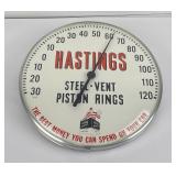 Hastings Glass Bubble Advertising Thermometer