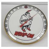 Wrap On Glass Bubble Advertising Thermometer