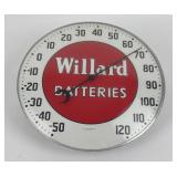 Willard Glass Bubble Advertising Thermometer