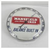 Mansfield Glass Bubble Advertising Thermometer