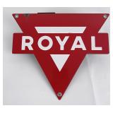 Conoco Royal Porcelain Gas Pump Plate Sign
