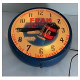 Fram Filters Lighted Advertising Clock