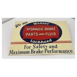 Wagner Hydraulic Brake Fluid Sign