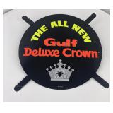 Gulf Deluxe Crown Advertising Sign
