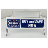 Cooper Tires Display Tire Rack Sign