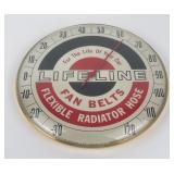 Lifeline Glass Bubble Advertising Thermometer