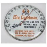 Dutchman Glass Bubble Advertising Thermometer