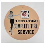 Bowes Seal Fast Pinup Advertising Sign