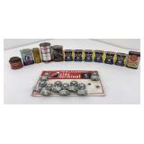 Lot of Oil Cans Miller Solder Dupont Indian Head