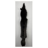 Beautiful Ranch Silver Fox Fur Pelt Taxidermy