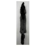 Beautiful Ranch Silver Fox Fur Pelt Taxidermy