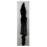 Beautiful Ranch Silver Fox Fur Pelt Taxidermy