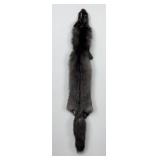 Beautiful Ranch Silver Fox Fur Pelt Taxidermy