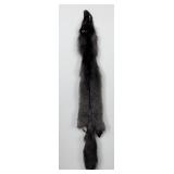 Beautiful Ranch Silver Fox Fur Pelt Taxidermy
