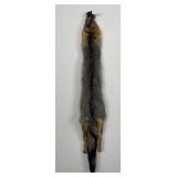 Beautiful Gray Fox Fur Pelt Taxidermy