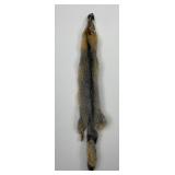 Beautiful Gray Fox Fur Pelt Taxidermy