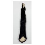 Beautiful Ranch Black Mink Fur Pelt Taxidermy
