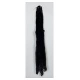 Beautiful Ranch Black Mink Fur Pelt Taxidermy