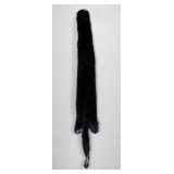Beautiful Ranch Black Mink Fur Pelt Taxidermy
