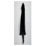 Beautiful Ranch Black Mink Fur Pelt Taxidermy