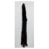 Beautiful Ranch Black Mink Fur Pelt Taxidermy