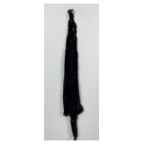 Beautiful Ranch Black Mink Fur Pelt Taxidermy