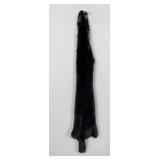 Beautiful Ranch Black Mink Fur Pelt Taxidermy